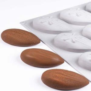 Silikonform Mandel - perfekt für feine Desserts & Schokolade