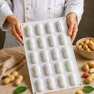 Mini Erdnuss Silikonform – 15 Fach | Für kreative Desserts & Pralinen