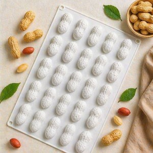 Mini Erdnuss Silikonform – 15 Fach | Für kreative Desserts & Pralinen