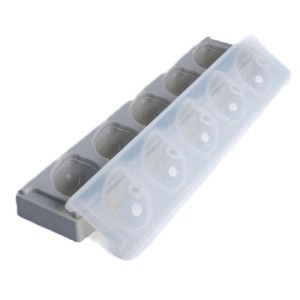 Silikonform Zitrone mit Deckel - perfekt für feine Desserts & Schokolade