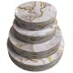 Pasta Altlığı / Cake Board – Mermer Desenli Beyaz Altın Detaylı 36 cm - kn306-1ad Pasta Altlığı / Cake Board – Mermer Desenli Beyaz Altın Detaylı 36 cm - kn306-1ad - Mytortenland