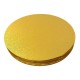 3mm Hochwertiges Holzkuchenbrett mit Goldener Beschichtung / Wooden Cake Board 32 cm - KN230-5ad - Mytortenland