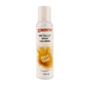 Lebensmittelfarbe Metallic Spray Gold 150 ml