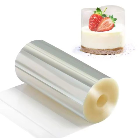 Tortenrandfolie aus Acetat – Perfektion für Ihre Stück Torten Kreationen 10cm 25m - G400 - Mytortenland