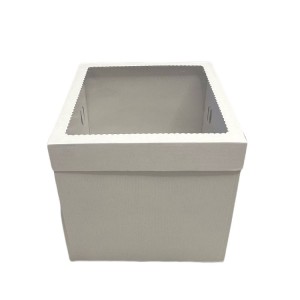 XL Tortenkarton / Tortenbox mit Sichtfenster 35x35x35 cm 1 Stk.