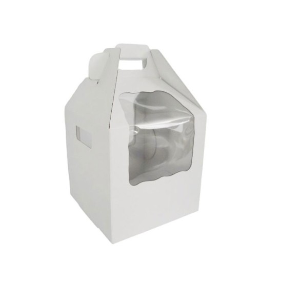 XL Premium Tortenkarton / Tortenbox mit Sichtfenster 30x30x30cm - CPS30 - Mytortenland