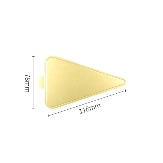 Adet Pasta / Bambu Altlığı Altın Renkte 100 adet - TMB115 - Mytortenland