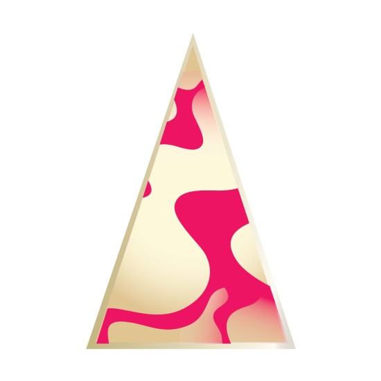 Schokoladenaufleger Dreieck Pinkem Camouflage Muster 384 Stück - Us-007 - Vitray