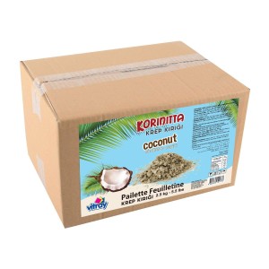 Gebäckbrösel - pailleté feuilletine ( Crunchy ) 2,5 Kg Kokosnuss 