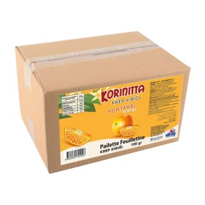 Gebäckbrösel - pailleté feuilletine ( Crunchy ) 2,5 Kg  Orange 