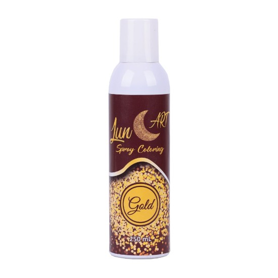 Lebensmittelfarbe Gold Spray 250ml - Luna-A250 - Vitray