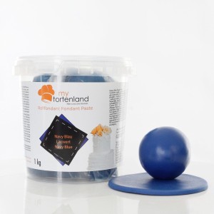 Zuckerteig / Rollfondant Marineblau 1 kg