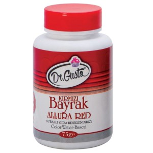 Dr Gusto Su Bazlı Toz Gıda Boyası Bayrak Kirmizi 75g