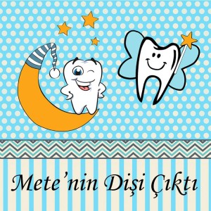 Erste Zahn Party ( Madlen & Box ) Selbst Sticker - Etiketten 