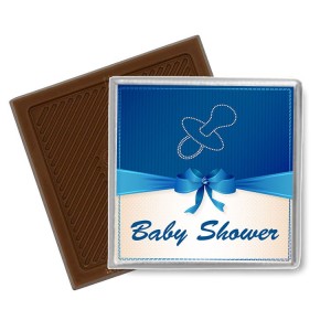 Baby Shower Viereck ( Madlen & Box ) Selbst Sticker - Etiketten 