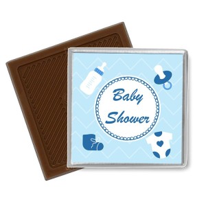 Baby Shower Viereck ( Madlen & Box ) Selbst Sticker - Etiketten 