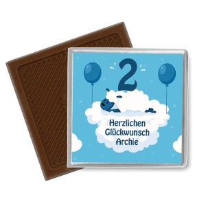 Geburtstage Viereck ( Madlen & Box ) Selbst Sticker - Etiketten 