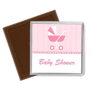 Baby Shower Viereck ( Madlen & Box ) Selbst Sticker - Etiketten 