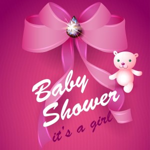 Baby Shower Viereck ( Madlen & Box ) Selbst Sticker - Etiketten 