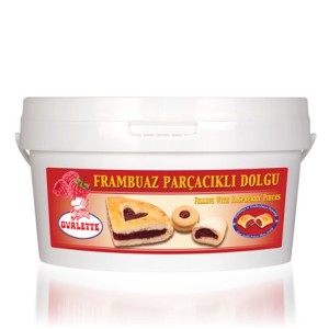 Frambuaz Aromali Parcacikli Dolgu 4 Kg