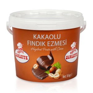 Ovalette Haselnusspaste mit Kakao 10 Kg