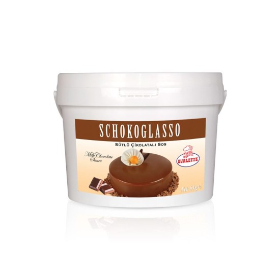 Schokoglasso Schokoladen Soße ( Vollmilch) 6 Kg - 005-562 - Katsan Gıda
