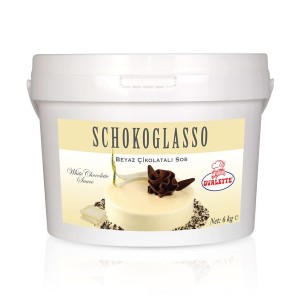 Schokoglasso Schokoladen Soße ( Weiß) 6 Kg