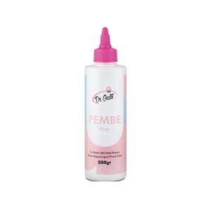 Dr Gusto Likit Flüssige Lebensmittelfarbe 250 ml Rosa