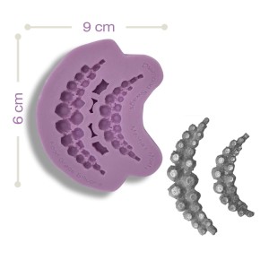 2'er Bordüre Klein Silikon Form