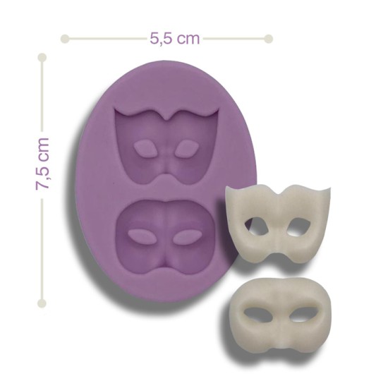 Kleine Masken Silikon Form - 00231 - Dr Paste
