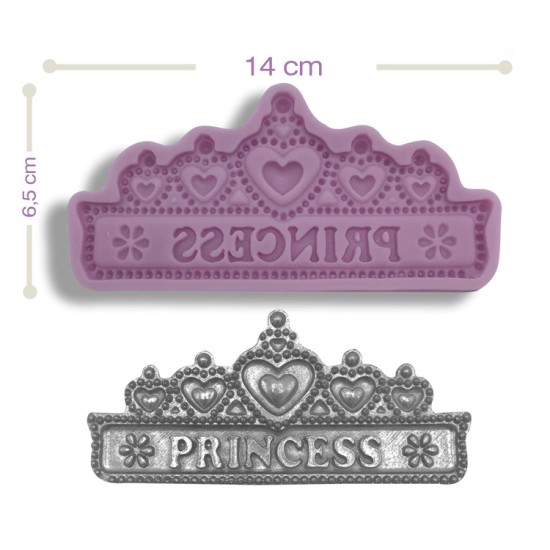 Princess Krone Silikon Form - 00295 - Dr Paste