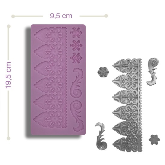 Verschiedene Muster Silikon Form - 00100 - Dr Paste