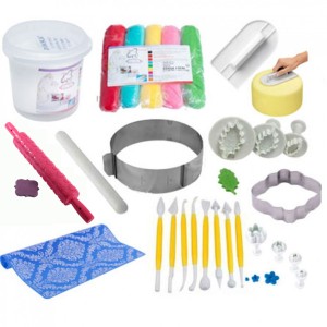 Roll - Fondant Super Starter Set  15 Teilig