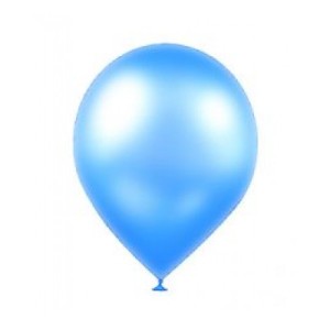 Metallic Blau Party Luft Ballon 10 Stück