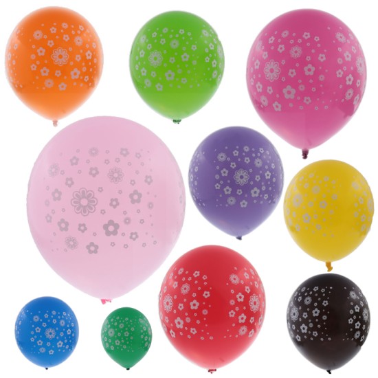 Party Luft Ballon Farbenmix 10 Stück - MYB9 - Mytortenland