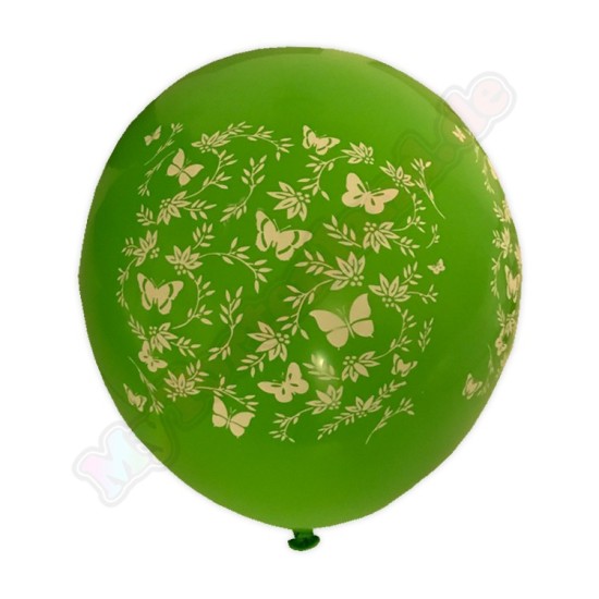 Kelebekli Karışık Renkte Parti Balon 10 Adet - MYB111 - Mytortenland