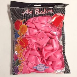 Rosa Metallic Ballon 15 Stück