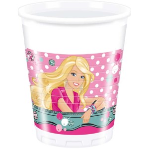 Barbie 8 stück Becher 0,25 l