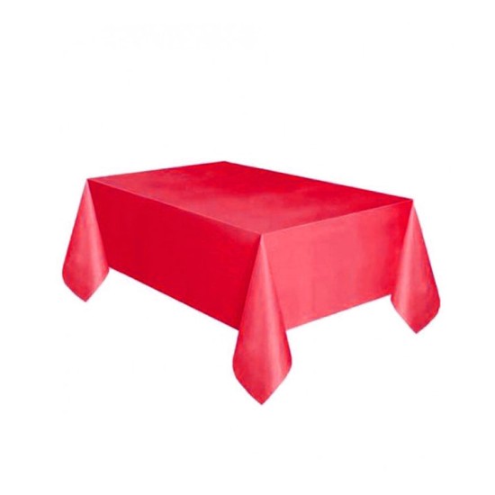 Kırmızı Masa Örtüsü 137 x 183 cm - DKS9910 - Mytortenland