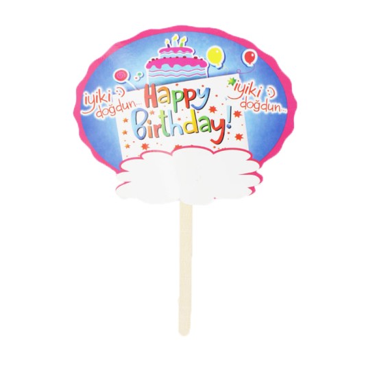 Happy Birthday iyiki Doğdun  Konuşma Balonları 1 Adet - Mp000121 - Mytortenland