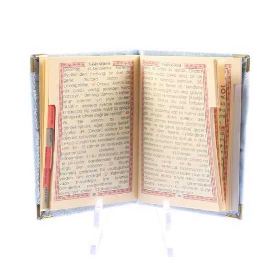 Gebetsbuch Hellblau  ( Yasin'i Şerif )10x14  cm
