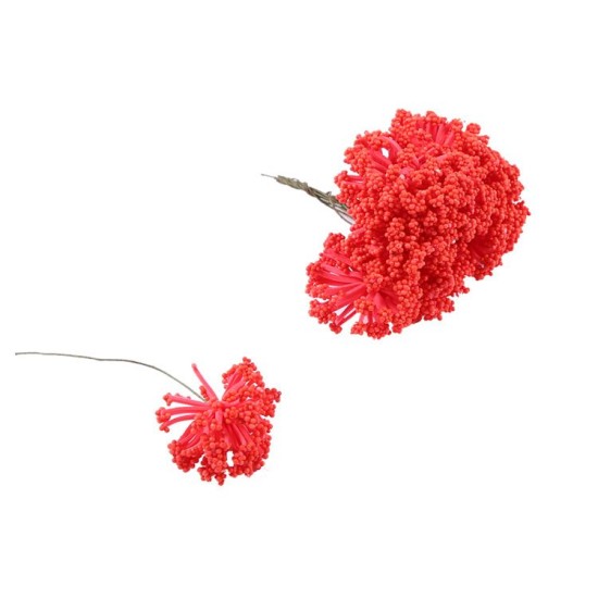 Kırmızı Renkte Mini Dekoratif Amaçlı Küçük Tomurcuklar 12 Adet - Y55002 - Mytortenland