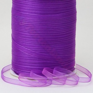 Organza Schleifenband Lila 1 cm 1 mt