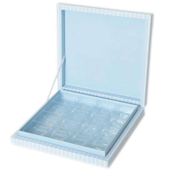 Pralinen & Schokoladenschachtel Blau Pralinen & Schokoladenschachtel Blau