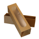 Macaron Box Beige ( Kraft ) mit Deckel 5x20x5 5 stück - KM505 - Mytortenland