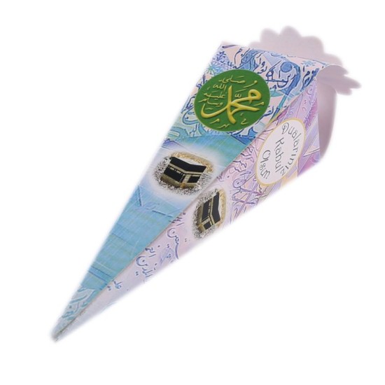 Mevlüd Geschenkbox mit Kaaba Thema 10 stück - ATT003 - Mytortenland
