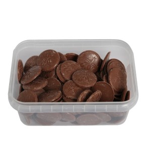 Ovalette Vollmilch Kuvertüre Schokolade Schmelz / Münze Schokolade 5 kg 