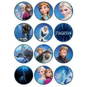 Frozen Thema  Cupcake/Muffin Aufleger