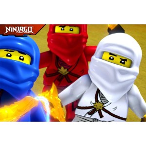 Ninjago 2 Tortenaufleger / Lebensmittel Fotodruck