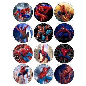 Spider Man 2 Thema Cupcake/Muffin Aufleger